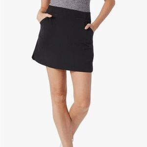 32 Degrees Cool Women's Stretch Skort Slip-On Elastic Waistband Tennis Golf L